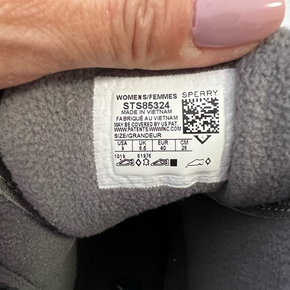 Sperry STS85324 Women's | Size 9 | Pale Pink Gray Suede | Rain Boot - Picture 9 of 9